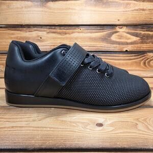 NoBull Leather Lifter Black Weightlifting Shoes Gym CrossFit Womens Size 8.5